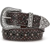 Studded belt Rhinestone Belt for Women Men Belts Cowgirl  display picture 3