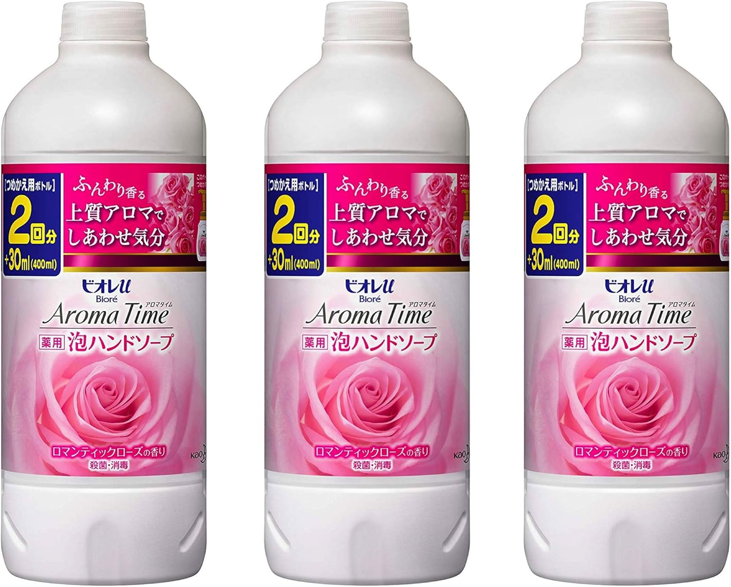 Amazon Co Jp ビオレu アロマタイム泡ハンドソープローズつめかえ用