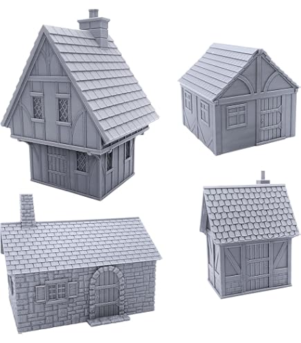 EnderToys Chests, Terrain Scenery for Tabletop 28mm Miniatures Wargame, 3D Printed And Paintable