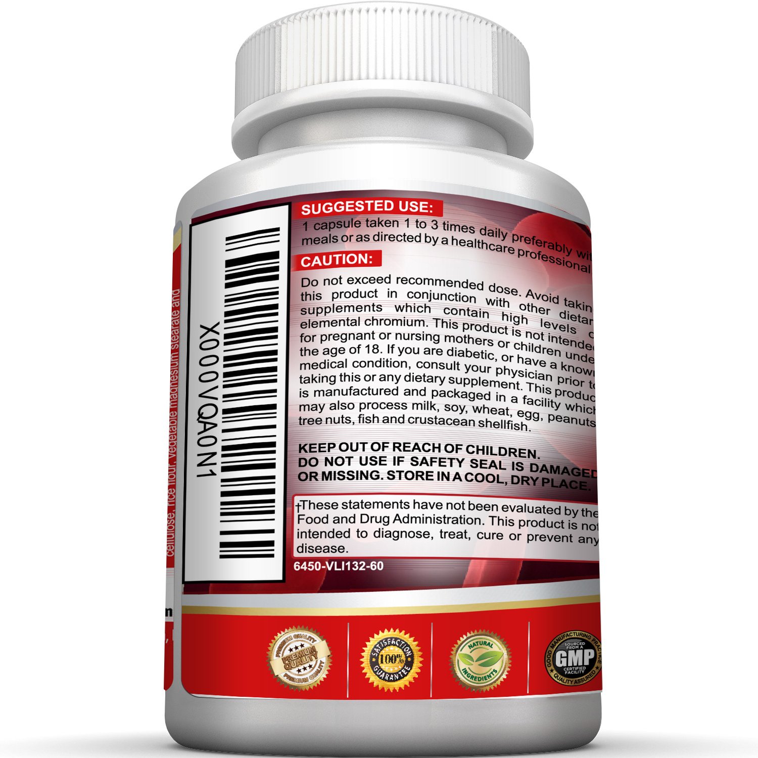 ADVANCED BLOOD SUGAR SUPPORT Helps Maintain Healthy Blood Sugar Levels Already Within The Normal Range, Contains Cinnamon, Bitter Melon, Gaggul, and Banaba