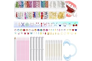 WATRZ 690 pcs Teeth Gem Kit,Tooth Gems Kit for Teeth DIY Crystals Jewel for Girls Y2K Fashionable for Boys Harmless (690)