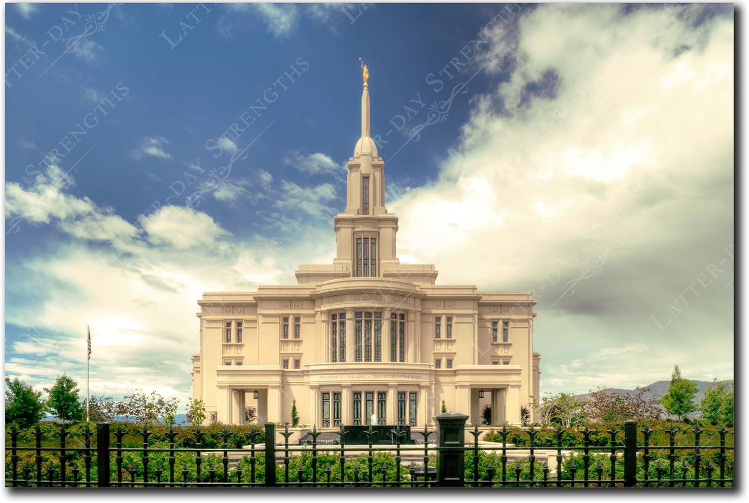 Photographs - Payson, Utah Temple - Especially for Latter-Day Saints - Vibrant, High Resolution 20