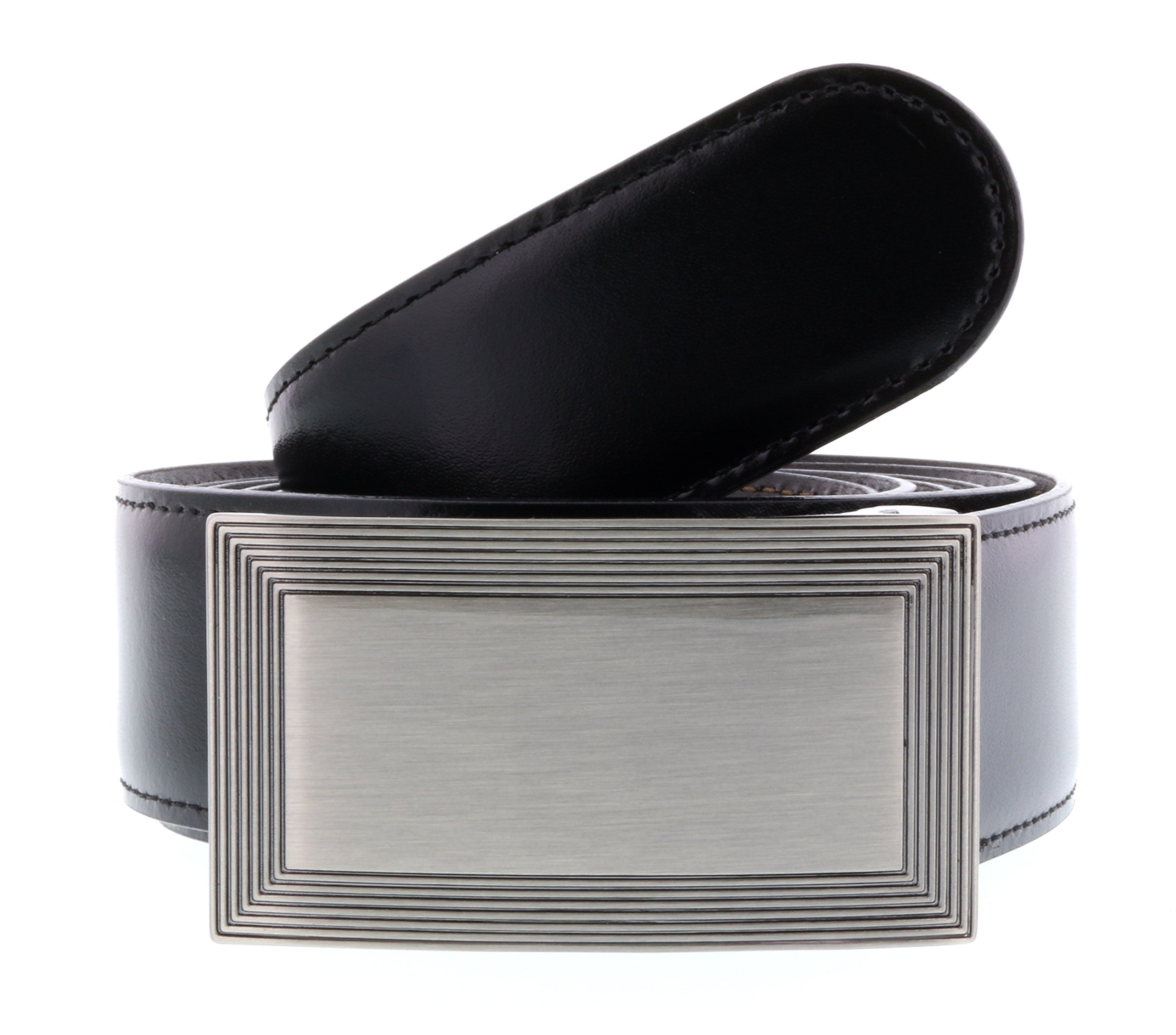 HS CollectionHSB 7001 Black/Brown Reversible/Adjustable Mens Belt for mens