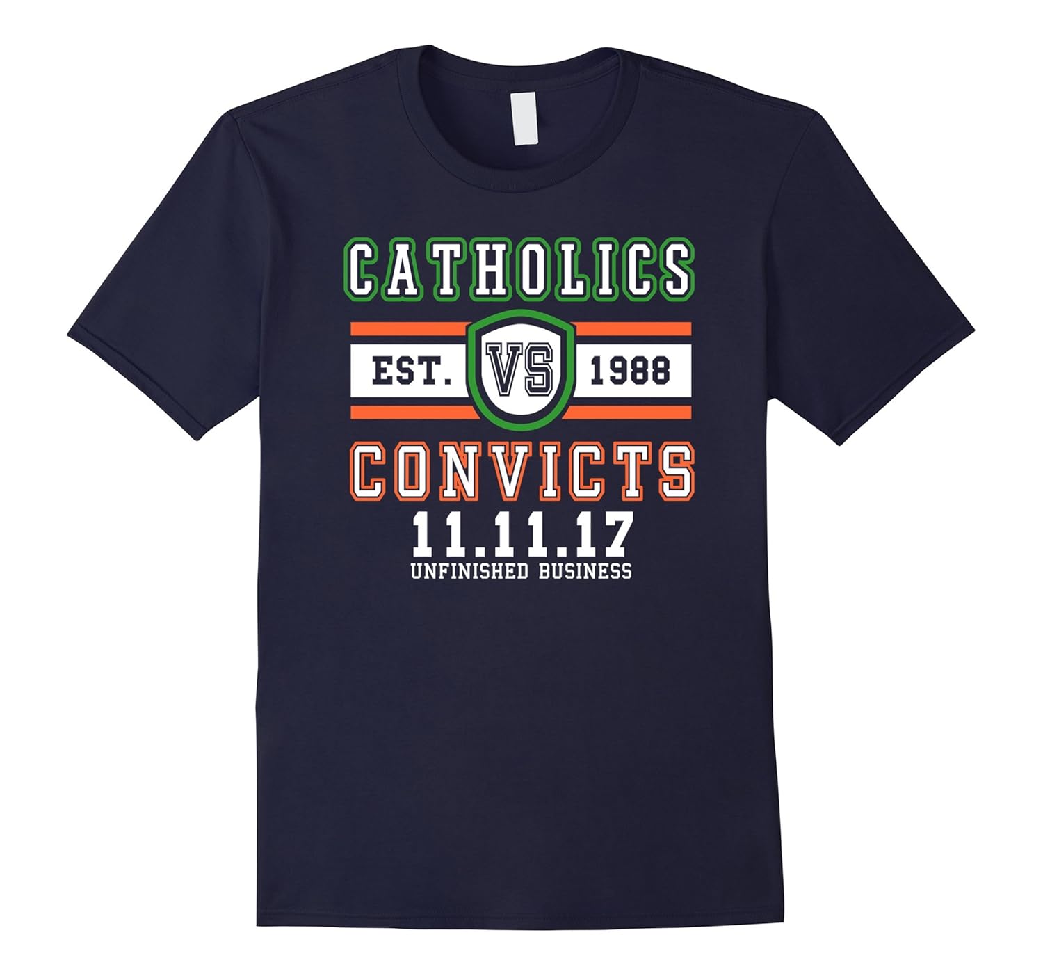 Catholics Vs Convicts T Shirt 2017-ANZ