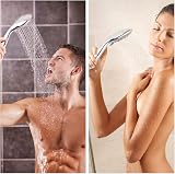 BauTangLe Shower Head 5 Settings Universal 67in Hose Holder Set Upgraded 2025 view 5