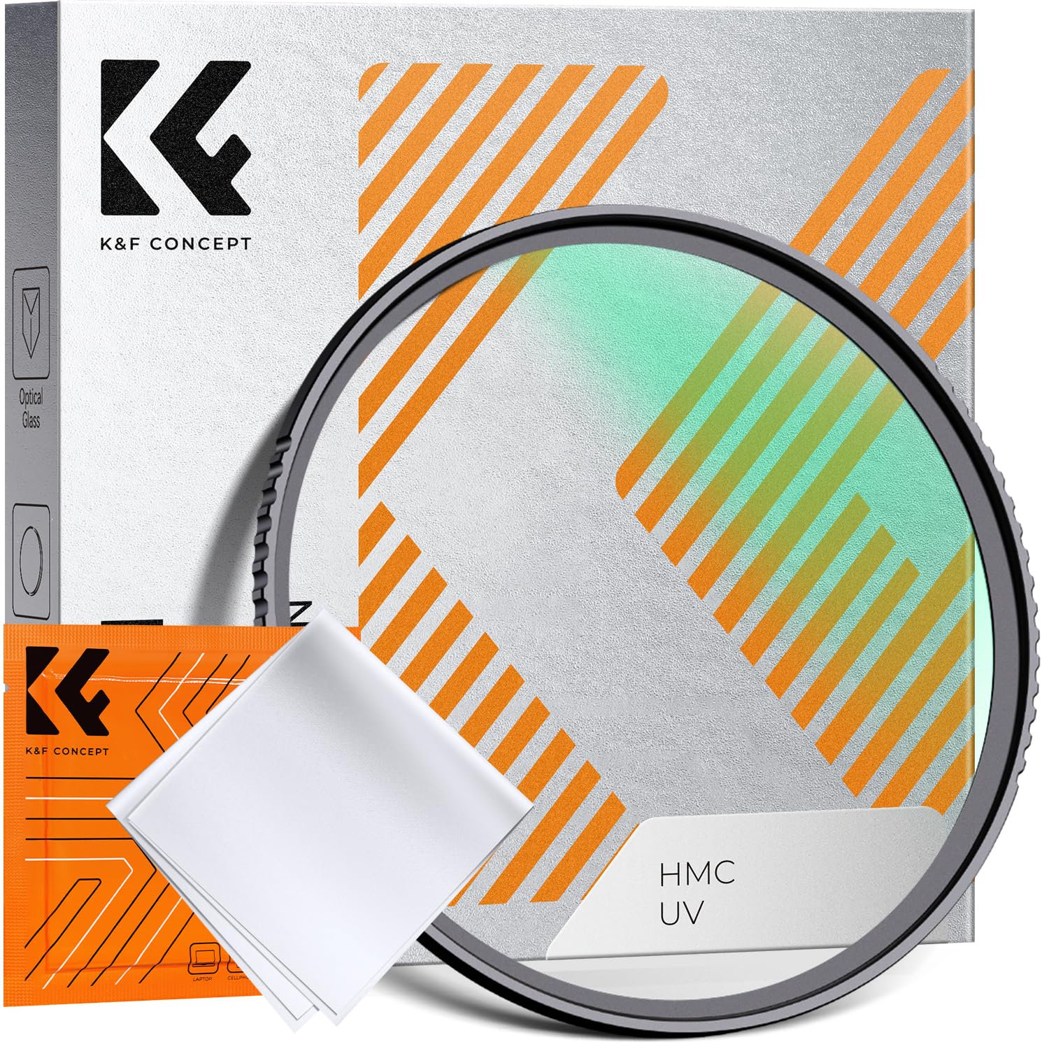 K&F CONCEPT 95mm UV Filter Ultra Slim Japan Optics Multi Coated Ultraviolet Protection Lens Filter with Cleaning Cloth (Nano-K Series)