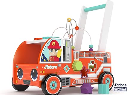 wooden fire engine walker
