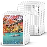 50 Pcs Matte Self Adhesive Laminating Sheets, 8.4 x 12.2 Inches Matte Finish Self Sealing Lamination Sheets, Clear Laminating