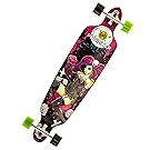 Punisher Skateboards Unisex 9021 Zombie Drop-Through Canadian Maple Longboard Skateboard with Concave Deck, Purple/Black, 40-Inch