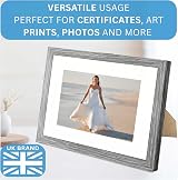 Clay Roberts 8x10 Picture Frame Grey Freestanding Wall Mount view 4