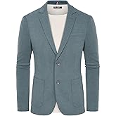 PJ PAUL JONES Men's Casual Knit Blazer Suit Jackets Two Button Lightweight Unlined Sport Coat