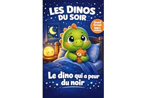 Les dinos du soir : Histoires pour s’endormir facilement et sans peur – La peur du noir – Livre enfant 3 à 6 ans (Les dinos d