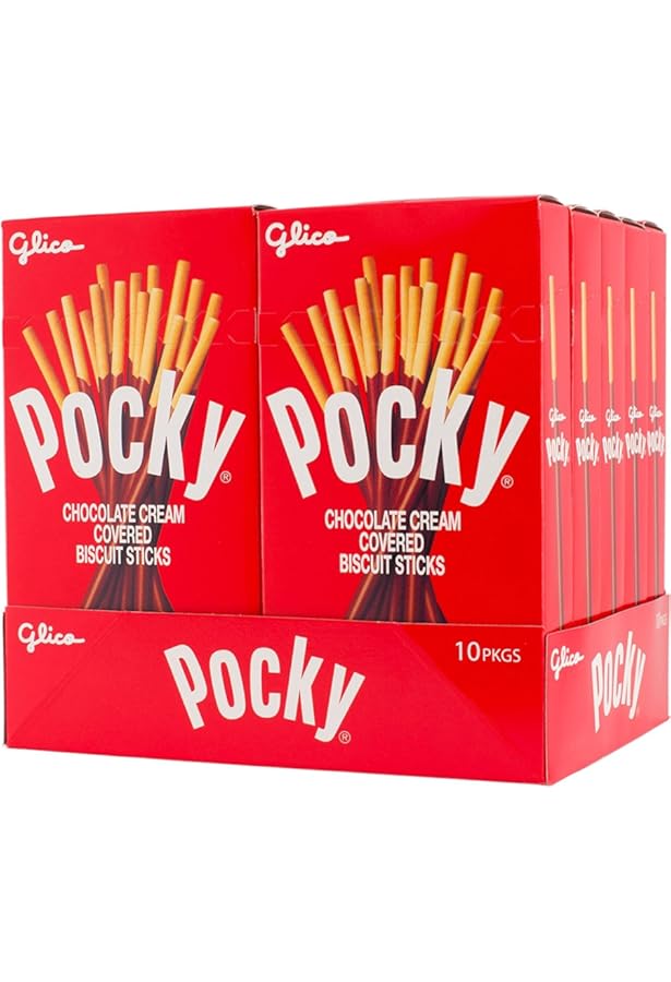 Amazon.com: Pocky Chocolate Cream Covered Biscuit Sticks 47 Gram