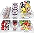 Sorbus Fridge Bins and Freezer Organizer Refrigerator Bins Stackable Storage Containers (6-Piece)