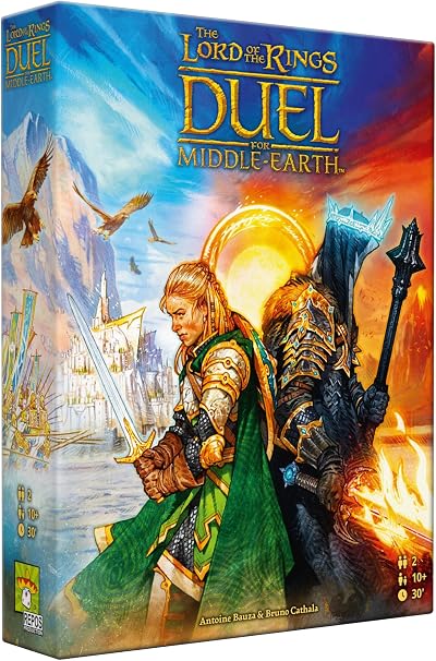 Asmodee The Lord of the Rings Duel for Middle-earth Board Game