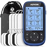 AUVON 3-in-1 TENS Unit Muscle Stimulator, EMS