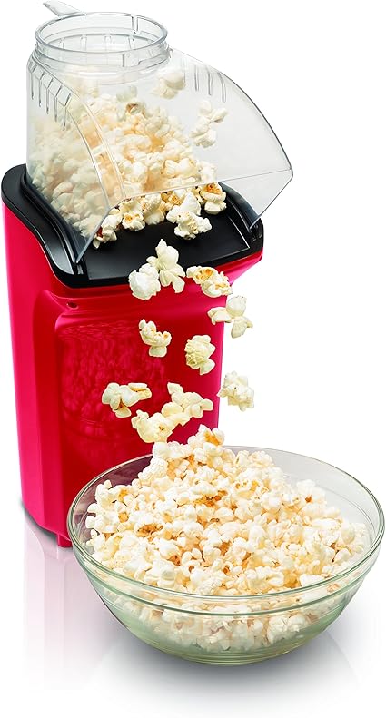 Amazon Hamilton Beach 電気ホットエアポップコーンポッパー ヘルシースナック 18カップまで作れる 赤 Hamilton Beach キッチン家電 通販