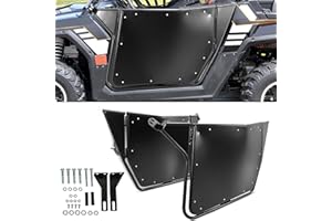 TEBEDI UTV Metal Doors w/Latches Compatible with 2008-2021 Polaris RZR 800/ S 800/ XP 900 570 2 Door Models Suicide Doors 2 PCS
