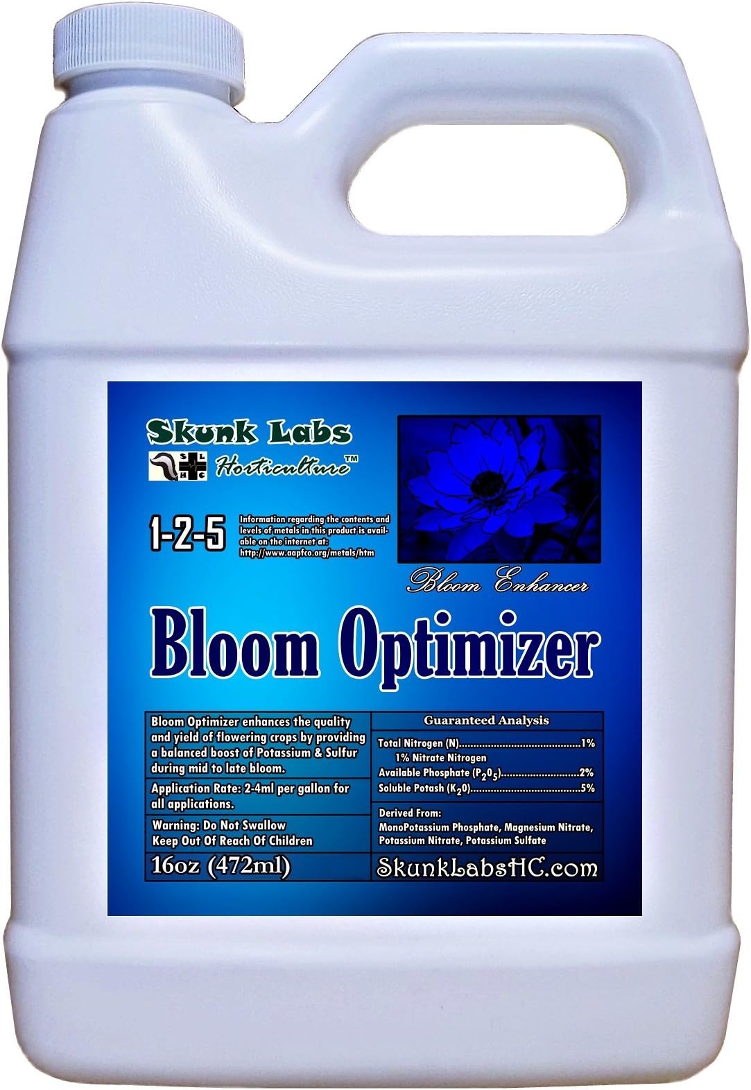 Skunk Labs Bloom Optimizer Bloom Enhancer / Bloom Booster 16oz Big Bud - Big Bloom - Liquid Kool Bloom