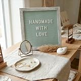 C Crystal Lemon Rustic Turquoise Letter Board 25x25cm 336 Letters view 6