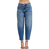 Judy Blue Womens Jeans - High Waisted Soft Barrel Stitch Thru Pocket
