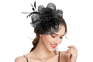 Takmor Fascinators for Women, Kentucky Derby Hats for Tea Party & Church, Wedding & Cocktail Hats