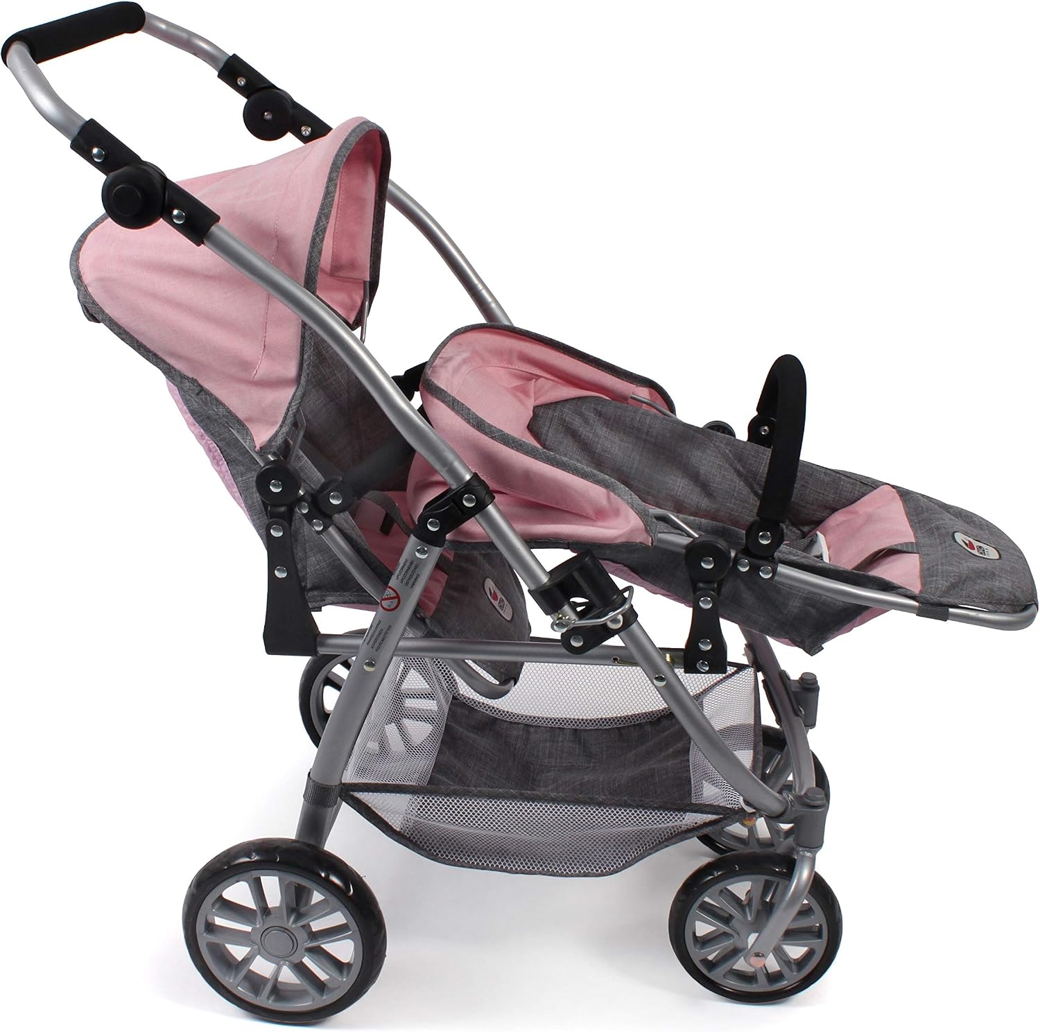 Bayer Chic 2000 689 15 Doll pram, Rose, 71*47*79 cm - Image 5