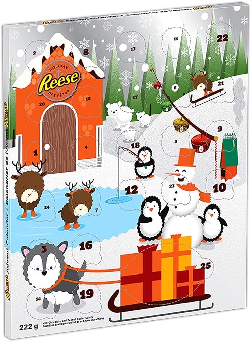 Calendrier de l’Avent REESE, 222 grammes: Amazon.ca: Épicerie Calendrier de l’Avent REESE, 222 grammes: Amazon.ca: Épicerie