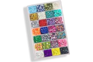 28 Colors Holographic Body Glitter Gel for Body, Face, Hair - Vegan & Cruelty Free - Electric Bliss Beauty (28 Pack)