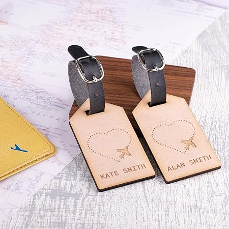 personalised luggage tags amazon