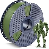 SUNLU PLA 3D Printer Filament PLA Filament 1.75mm, Neatly Wound 3D Printing Filament 1.75mm, Dimensional Accuracy +/- 0.02 mm, Fit Most FDM 3D Printers, 1kg Spool (2.2lbs), Olive Green