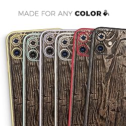 Design Skinz Rough Textured Dark Wooden Planks
