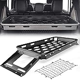YZONA Rear Trunk Cargo Storage Rack Compatible for 2007-2026 Jeep Wrangler JK JKU & JL JLU Unlimited 4 Door Hardtops, Interior Luggage Rack Shelf for Camping Gear (350 LBS)