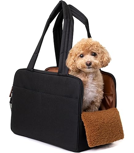 Amazon.com: Lasaviin Dog Carrier Purse, Fashion Leather Pet