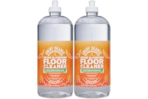 ANGRY ORANGE Spray and Go Floor Cleaner - Citrus Mint - 32 oz - Value 2 Pack