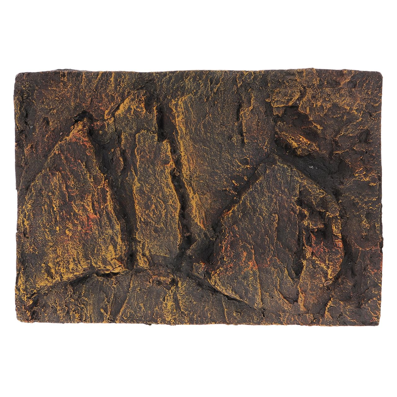 Alipis 3D Pu Reptile Tank Background Board Turtle Tank Decoration Durable Vivarium Habitat Backdrop for Lizard Snake Aquarium