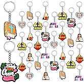 Henoyso 36 Pcs Christian Keychains Jesus Bible Verse Key Chains Bulk for Women Easter Gifts Religious Christian Prizes Cross Scripture Church Party Favors Supplies (Cute)