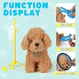 Sanlebi Doctors Set for Kids Vet Kit with Plush Dog Blue 25Pcs view 2