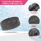 KinHwa 3 Pack Spa Facial Headband Adjustable Microfiber Women Makeup Headband view 3