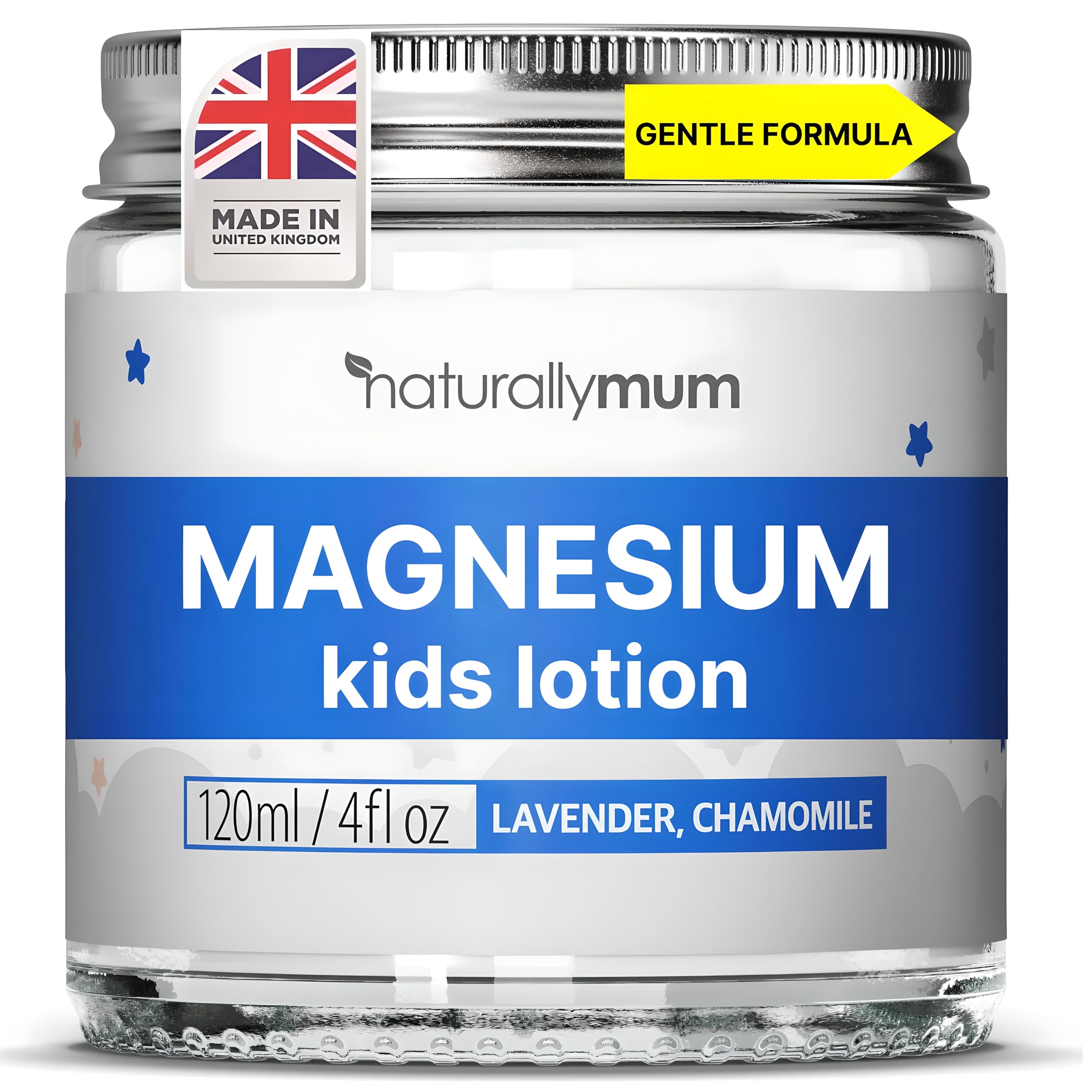 Kids Magnesium Bedtime Lotion for Better Sleep | All-Natural Sleeping Aid for Children | Alternative to Melatonin | Lavender & Chamomile Essential Oil | 120ml