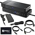 WD22TB4 Dell Docking Station Thunderbolt 4 Dock - 1 Year Warranty with 180W AC Adapter + HDMI Cable + DisplayPort Cable + USB-C Cable + Microfiber Cloth - Dell Docking Station (Renewed)