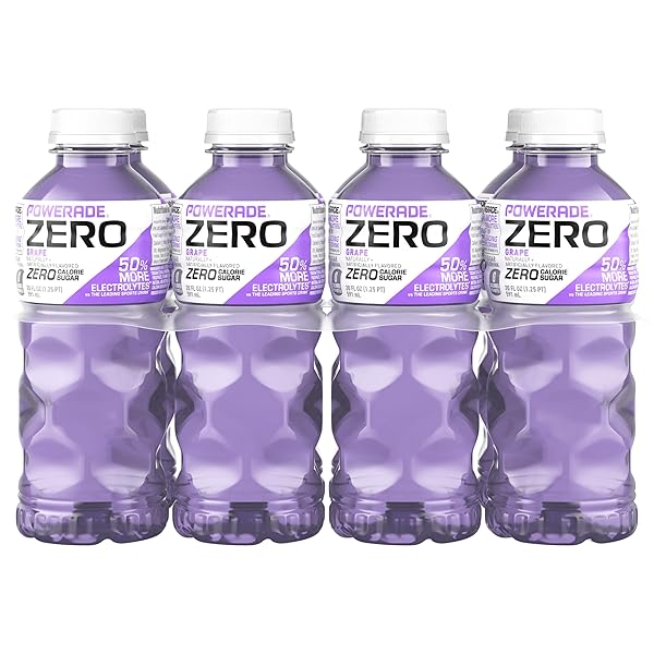 POWERADE ELECTROLYTE ENHANCED ZERO SUGAR GRAPE SPORTS DRINK,...