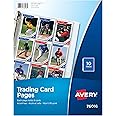 Avery 9 Pocket Trading Card Pages for 3 Ring Binder, Pokemon Cards, Pack of 10, Holds 90 Cards Total (76016)