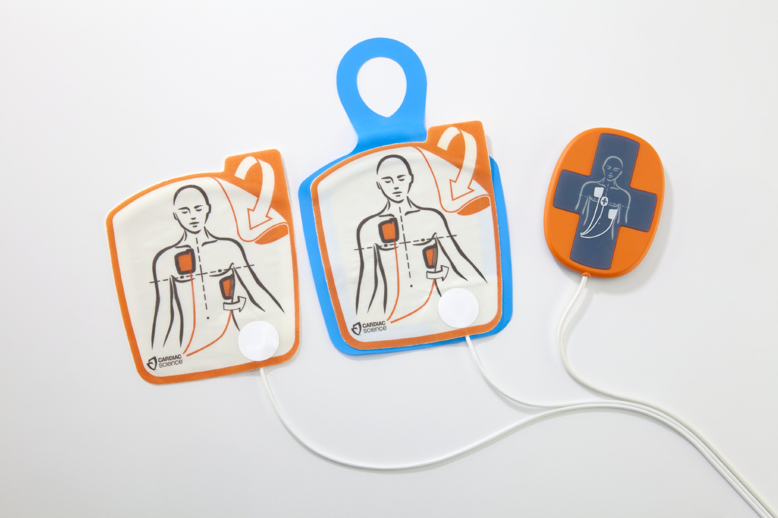 Powerheart H00069 Cardiac Science G5 Adult Defibrillator Pads With Cpr Device