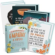 empathy カード セット　東　2 Em & Friends Empathy Cards, Box of 8 Assorted Cards, 4.25 x 5.5