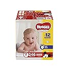HUGGIES Snug & Dry Diapers, Size 2, 246 Count, ECONOMY PLUS (Packaging May Vary)