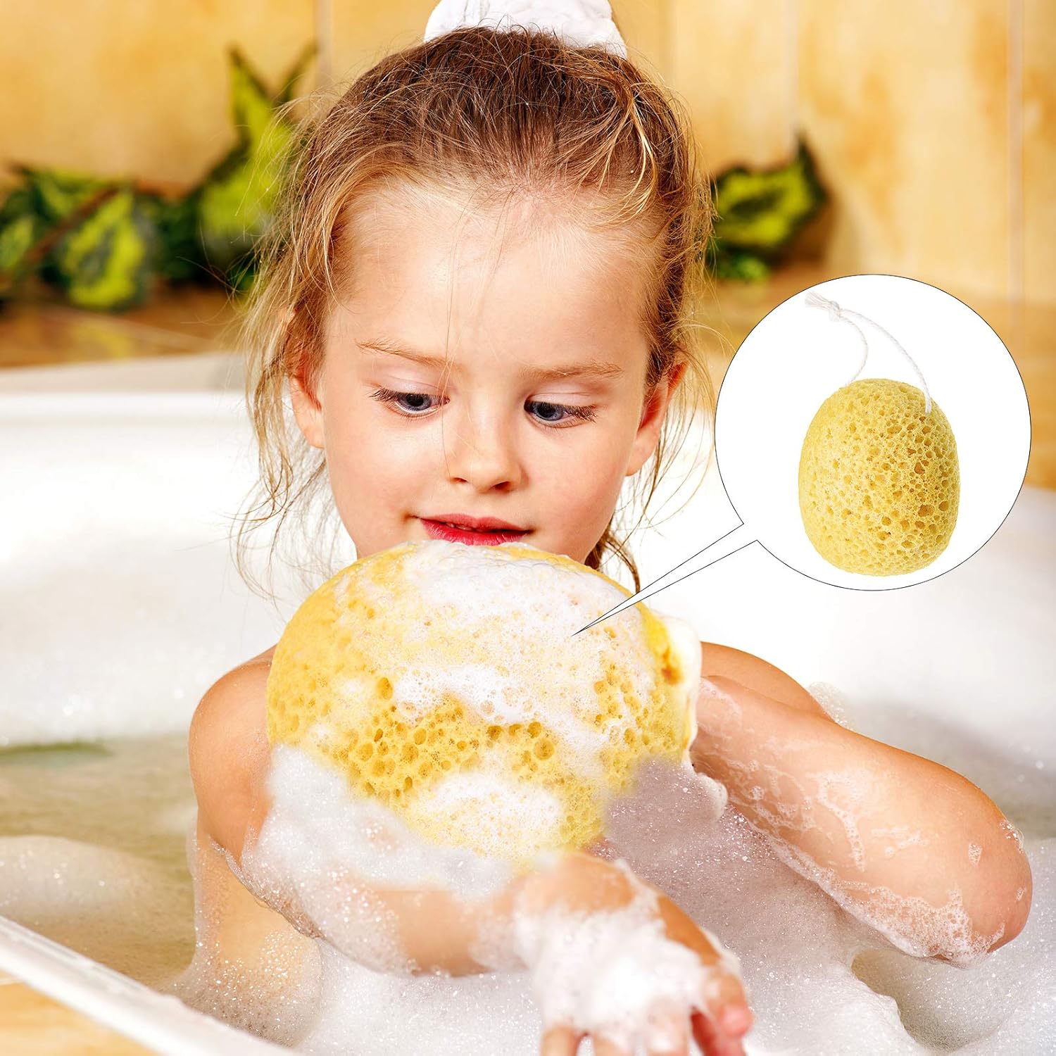 Bath Sponge Foam Loofah Sponge Shower Pouf Cleaning Body Scrubber for Men and Women Bath Spa and Shower Supplies (6 Pieces): Health & Personal Care