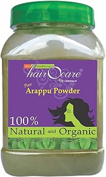hairOcare 100% Natural and Organic Pure Arappu Powder 250g, Pack of 2
