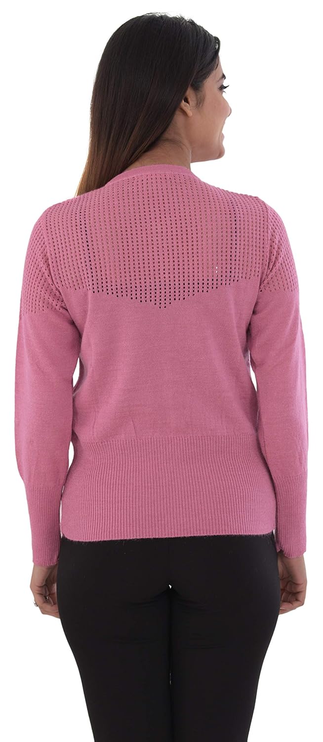 dynamis women winter sweater pink