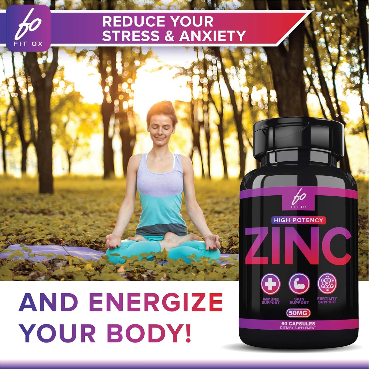 Pure Zinc Supplement Vitamin Pills Capsules 50mg Oxide for Adults Kids - Alternative to Lozenge, Liquid, Gummies, Chewable Tablets - Formulated for Immunity, Zinc Citrate Supplements (2 Month Supply): Health & Personal Care
